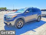 2015 TOYOTA HIGHLANDER XLE