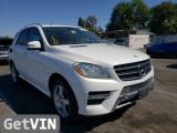 2014 MERCEDES-BENZ ML-CLASS BASE V6 3.5L