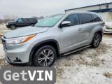 2016 TOYOTA HIGHLANDER XLE