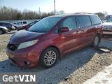 2013 TOYOTA SIENNA XLE 8-PASSENGER
