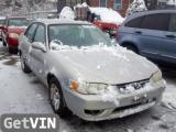 2001 TOYOTA COROLLA CE
