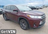 2019 TOYOTA HIGHLANDER XLE