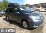 2015 TOYOTA SIENNA V6 3.5L