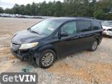 2013 TOYOTA SIENNA XLE 8-PASSENGER