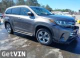 2018 TOYOTA HIGHLANDER LTD/LTD PLATINUM V6 3.5L