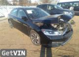 2016 HONDA ACCORD EX