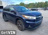 2016 TOYOTA HIGHLANDER XLE