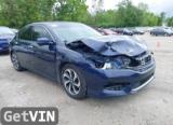 2016 HONDA ACCORD EX-L V6 V6 3.5L