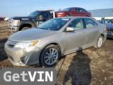 2014 TOYOTA CAMRY XLE V6