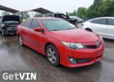 2012 TOYOTA CAMRY V4 2.5L