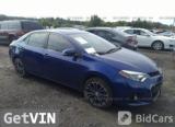 2014 TOYOTA COROLLA L/LE V4 1.8L