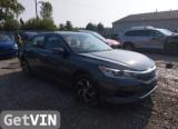 2016 Honda ACCORD LX W/HONDA SENSING