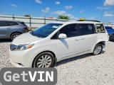2015 TOYOTA SIENNA XLE 8-PASSENGER