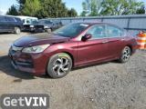 2016 HONDA ACCORD LX
